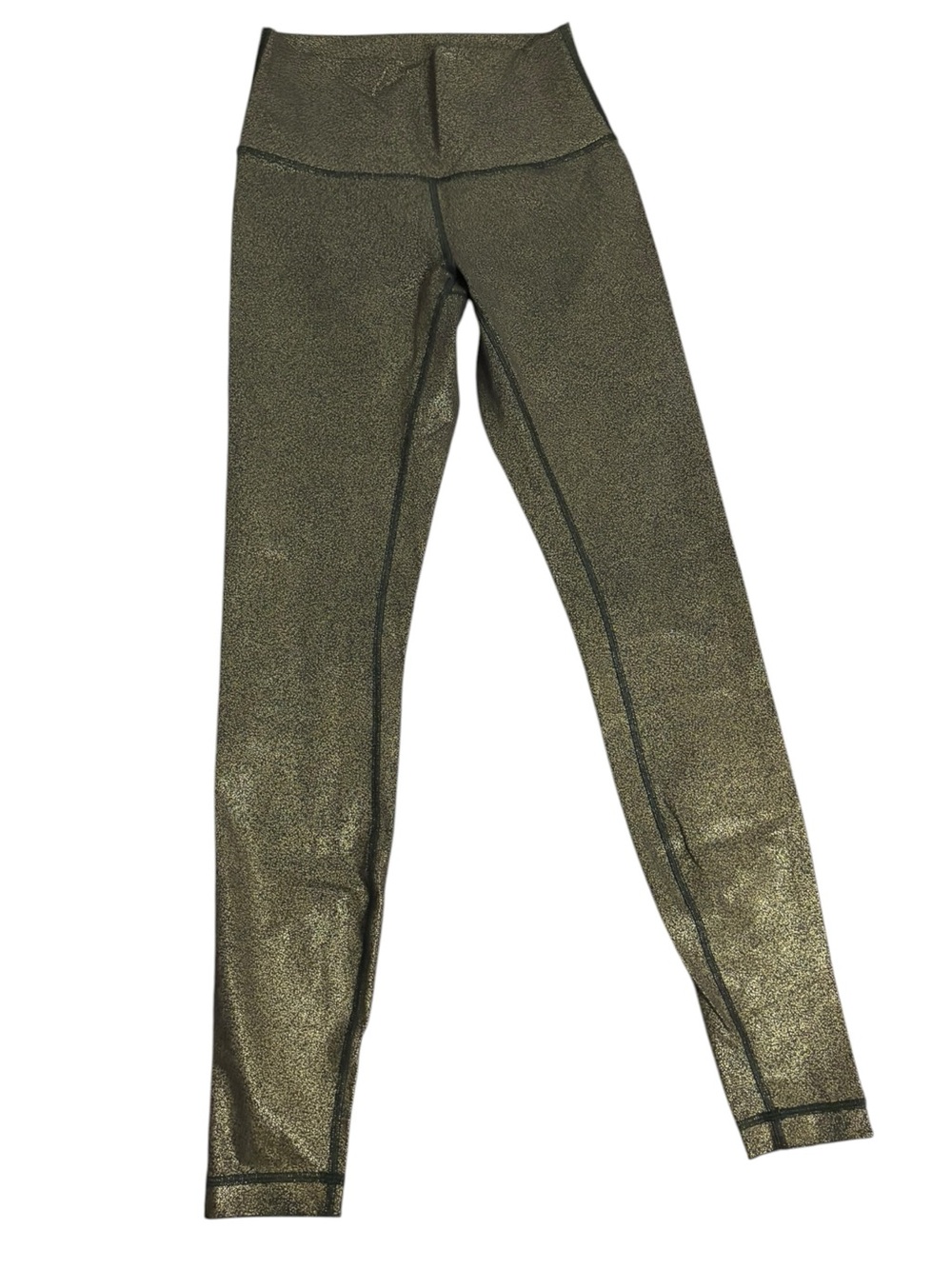 Lululemon Wunder Under High-Rise Tight *Foil 28” Black Copper Foil Luminosity 4